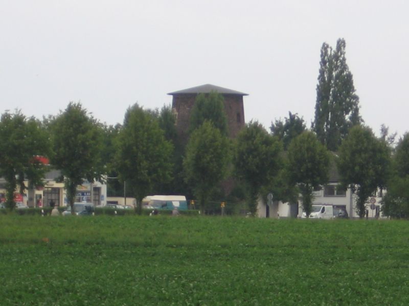 Die Mühle mit Notdach